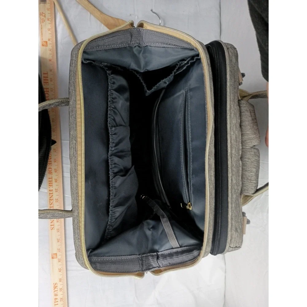 Debug 30L Dual Baby Diaper Bag Backpack - Gray